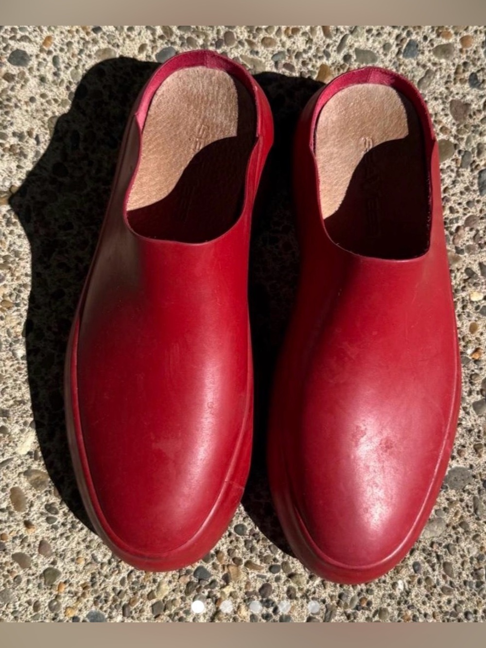 SeaVees Womens Marin Mule in Crimson